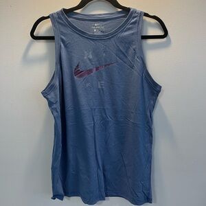 Women’s Blue Nike Dri-fit Tank Top